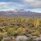 Four Peaks with snow