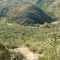 Looking down at La Barge canyon