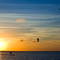 Sunset Kitesurfing