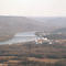 Bridgeport, Alabama and Tennessee River as seen from Lodge Point in Tennessee 2005. Photo by Dennis Lambert