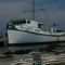 fishing boat on shore