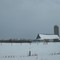 Wintery farm in Ontario
