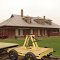 Minnedosa, MB., the old Railway Station, street view