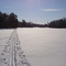 Winter golfing