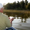Max trying his luck in Lake Griffin on the way back to the launch