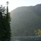 Large Trees line the shore of the Inner Basin