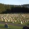 Shadows on graves.