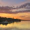 A Marvelous, Colourful Summer Sunset On Charlie Lake Near Fort St. John BC Aug '12