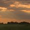 Grain Elevators And Tranquil Sun Rays Near Melita MB Aug '13