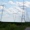 Lignes à haute tension provenant de la centrale de Beauharnois