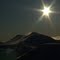 Subalpine morning sun over the ridge