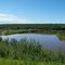 Hay River, facing southwest