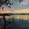 AFTER SUNSET. FARRAGUT LAKE. GAUTIER, MISSISSIPPI.