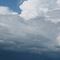 Afternoon thunderstorm rising over Niagara Peninsula (from Abino Bay) Ontario Canada