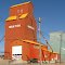 Nanton Grain Elevators, Alberta, Canada