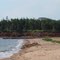 Fortune Harbour, PEI, a beach and a breakwater