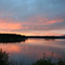 Sunrise over the Coast Mountains Nimpo Lake