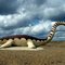 "Mo" the Ponteix Plesiosaur (complete fossilized remains were discovered  SW 33-09-11-W3 ) / Ponteix, Saskatchewan