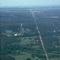 Aerial - 26 Aug 2001 - looking west all the way down Hwy 9 to Norman