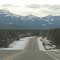 Driving Towards The Rockies East of Nordegg AB Southwest of Edmonton Nov '12