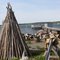 Raliegh Stage and Wood Stack