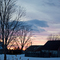 Old Barn Sunset