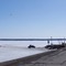 Quai de St-Placide, lac des Deux-Montagnes (mars 2009)