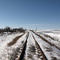 Near Strathmore, rusted rails tell a story...