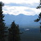 Looking west over Brazeau and Southesk Rivers
