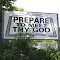 Amos 4:12 Scripture Sign