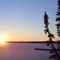 Kashwitna Lake Winter Afternoon Sunset