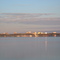 Looking at Yellowknife from accross Yellowknife Bay at 4 AM