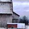 barn and red shed