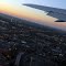 Over Toronto.  Flight in night ...