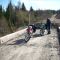 One of the only bridges across Kinuseo Creek
