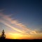 Sunset on the Red Deer Road