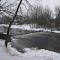 Remnants of old mill at Camden East.  Many burned down, some had their mortar turn to sand.   There was a carriage shop (manufacturer) on this side of the river where I am standing,  and a woolen mill beside the dam on the far side and a flour mill to the right of it in 1878.