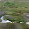 Flatland Landscape and Rivers,  Baffin island, NU