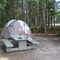 Tente sur le camping du lac Albanel, Municipalité de la Baie-James, Nord-du-Québec, Août 2006