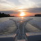 Sunset, mouth of Intracoastal Waterway at Bon Secour Bay