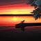 Sunset at Shorelea Cottage Resort ( Rosedale near Fenelon Falls )