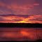 Sunset on Balsam Lake