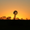 windmill sunrise