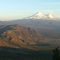 Mt Shasta past Sheep Rock