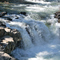 Lower McCloud Falls and fisherman(open to large size)