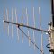 Vertically polarized log periodic antenna.