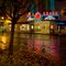 Grand Theatre, after winter night rain