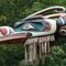 Splendid thunderbird totem on Quadra Island