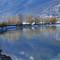 Reflections in Kootenay River - Creston, B.C.
