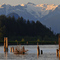 Sunset on the Pitt River